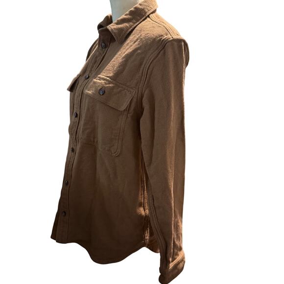 Everlane Heavyweight Overshirt, Shacket, Heathered Toffee, Men's Size Medium - Picture 4 of 8